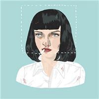 非主流头像黑白抽烟女生头像霸气十足