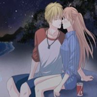 高清呆萌动漫情侣头像