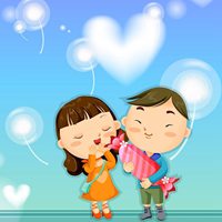 2017微信头像动漫情侣