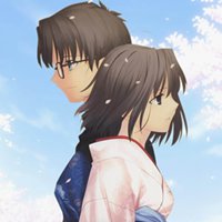 黑白动漫情侣头像