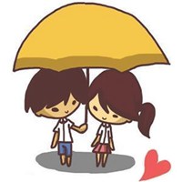 动漫情侣头像唯美