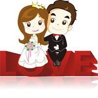 动漫情侣头像带字图片