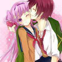 素描头像动漫情侣头像