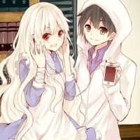 动漫情侣头像卡通