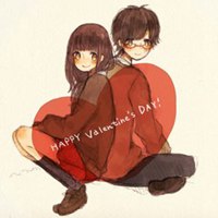 图片动漫情侣头像带字图片大全