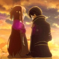 动漫情侣意境头像