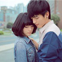 微信动漫情侣头像黑白