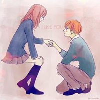 动漫情侣头像日系