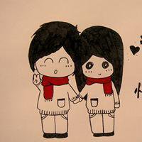 帅气男生头像动漫情侣