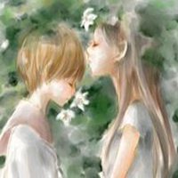 动漫情侣头像婚纱