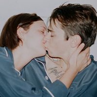 唯美黑白欧美情侣头像背影