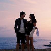 小孩红色欧美情侣头像高清图片