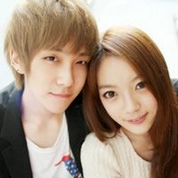 手绘极简可爱情侣头像