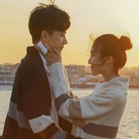 动画可爱情侣2018款