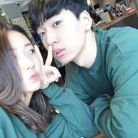 卡通可爱情侣头像带字头像