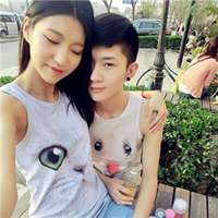 手绘可爱情侣图片卡通头像图片