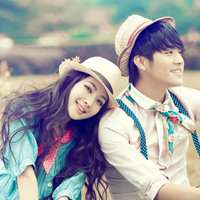 小丑和小丑女超可爱情侣头像高清头像