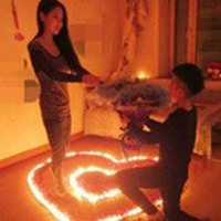 卡通松鼠可爱情侣头像简笔画