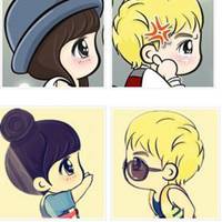 动漫头像可爱情侣高清