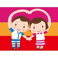 超清可爱情侣头像卡通