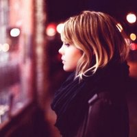 侧面气质女生清新头像