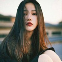 头像气质女生背影