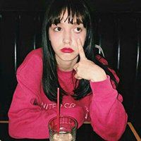 时尚气质女生背影头像