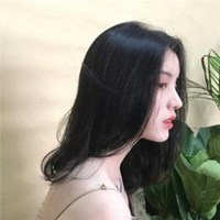 微信头像气质女生看兰花