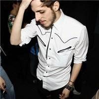 不露脸黑白气质男生头像