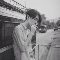 忧郁气质男生二次元头像