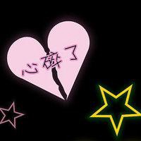 黑白伤感带字卡通头像女生