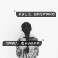 头像动漫带字伤感女生黑白