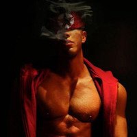 微信动漫帅哥头像带花