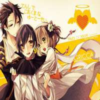 三人头像两男一女