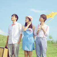 三人头像两男一女