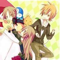 三人头像两男一女