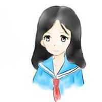 中分头像动漫女