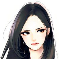 中分头像动漫女