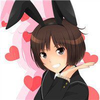 中分头像动漫女