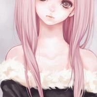 中分头像动漫女