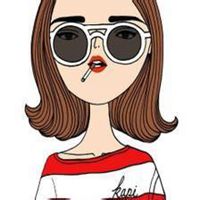 中分头像女卡通