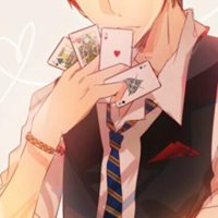 二次元粉色系头像男生