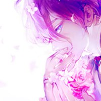 二次元粉色系头像男生