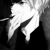 侧面头像男生素描