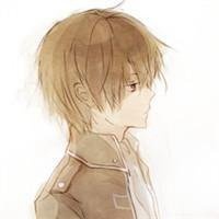 侧面头像男生素描