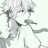 侧面头像男生素描