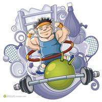 健身头像男动漫图片