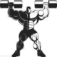 健身头像男动漫图片