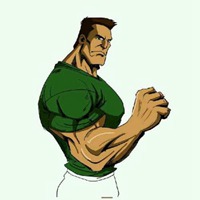 健身头像男动漫图片