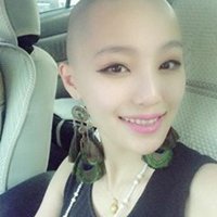 光头头像女生图片